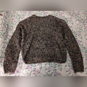Falls Creek Small Knit Sweater W/ Blended Brown, Black, Beige & White Colors